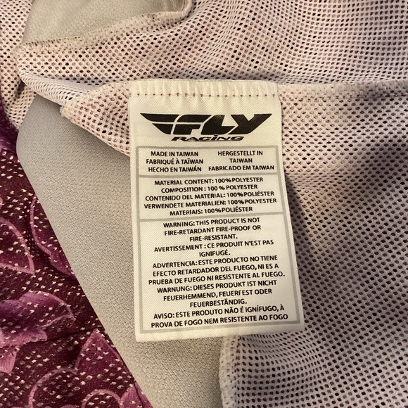 Fly Racing Kinetic Womens Motocross Jersey size medium Long sleeve top - Picture 7 of 8